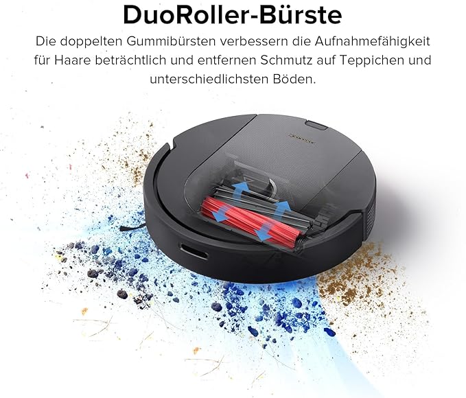Roborock Q5 Pro Robot Vacuum Cleaner with DuoRoller Brush Black Roborock Q5 Pro Robot Vacuum Cleaner with DuoRoller Brush Black
